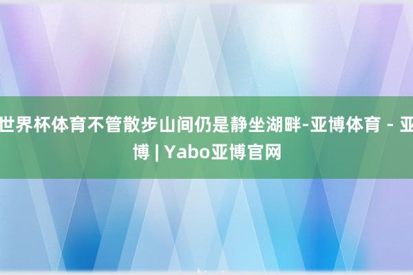 世界杯体育不管散步山间仍是静坐湖畔-亚博体育 - 亚博 | Yabo亚博官网