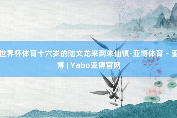 世界杯体育十六岁的陆文龙来到朱仙镇-亚博体育 - 亚博 | Yabo亚博官网