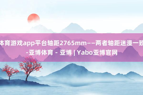 体育游戏app平台轴距2765mm——两者轴距迷漫一致-亚博体育 - 亚博 | Yabo亚博官网